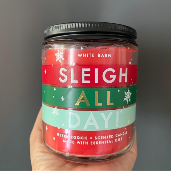 BBW Sleigh All Day candle bundle - Picture 2 of 5
